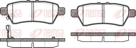 Kawe 1188 01 - Kit pastiglie freno, Freno a disco autozon.pro