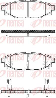 Kawe 1136 22 - Kit pastiglie freno, Freno a disco autozon.pro