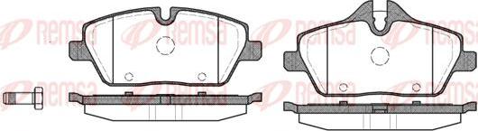 Kawe 1131 00 - Kit pastiglie freno, Freno a disco autozon.pro