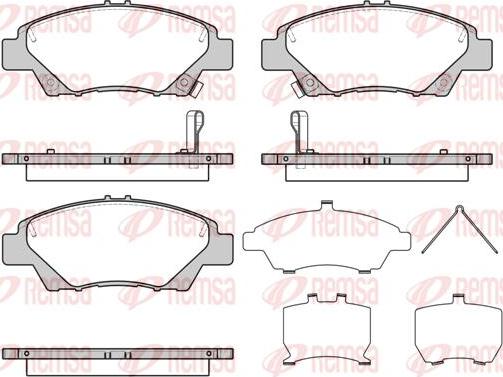 Kawe 1358 42 - Kit pastiglie freno, Freno a disco autozon.pro