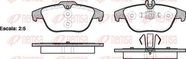 Kawe 1305 00 - Kit pastiglie freno, Freno a disco autozon.pro