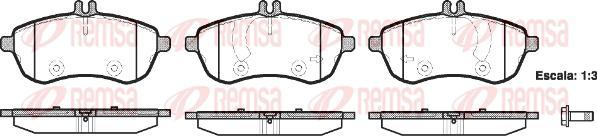 Kawe 1301 00 - Kit pastiglie freno, Freno a disco autozon.pro