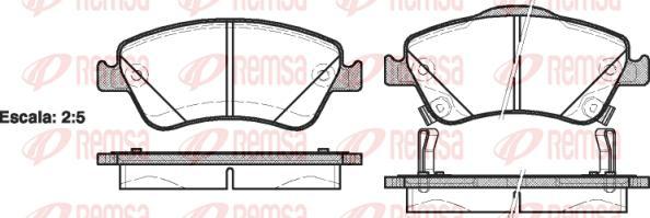 Kawe 1310 02 - Kit pastiglie freno, Freno a disco autozon.pro