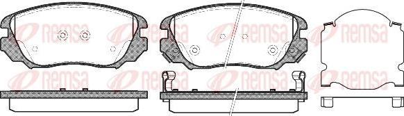 Kawe 1385 02 - Kit pastiglie freno, Freno a disco autozon.pro