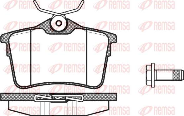 Kawe 1382 00 - Kit pastiglie freno, Freno a disco autozon.pro