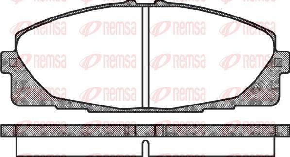 Kawe 1325 00 - Kit pastiglie freno, Freno a disco autozon.pro