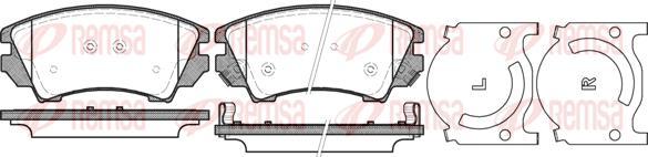 Kawe 1375 12 - Kit pastiglie freno, Freno a disco autozon.pro