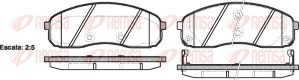 Kawe 1244 02 - Kit pastiglie freno, Freno a disco autozon.pro