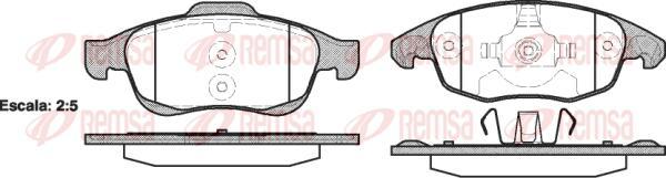 Kawe 1248 00 - Kit pastiglie freno, Freno a disco autozon.pro