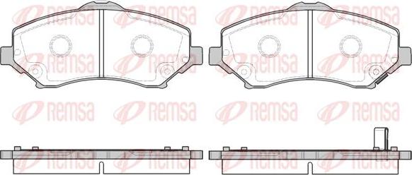 Kawe 1259 02 - Kit pastiglie freno, Freno a disco autozon.pro