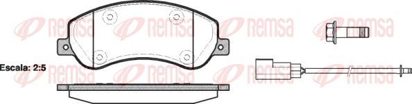 Kawe 1250 02 - Kit pastiglie freno, Freno a disco autozon.pro