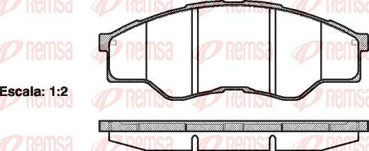 Kawe 1266 00 - Kit pastiglie freno, Freno a disco autozon.pro