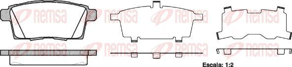 Kawe 1268 00 - Kit pastiglie freno, Freno a disco autozon.pro