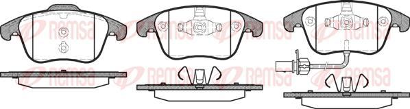 Kawe 1219 11 - Kit pastiglie freno, Freno a disco autozon.pro