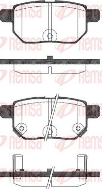 Kawe 1286 22 - Kit pastiglie freno, Freno a disco autozon.pro