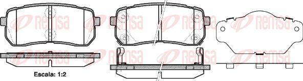 Kawe 1288 02 - Kit pastiglie freno, Freno a disco autozon.pro