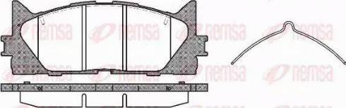 Kawe 1233 00 - Kit pastiglie freno, Freno a disco autozon.pro