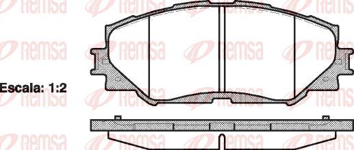 Kawe 1232 00 - Kit pastiglie freno, Freno a disco autozon.pro