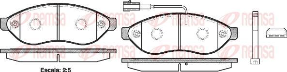 Kawe 1237 01 - Kit pastiglie freno, Freno a disco autozon.pro