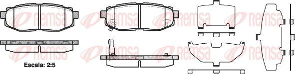 Kawe 1228 01 - Kit pastiglie freno, Freno a disco autozon.pro