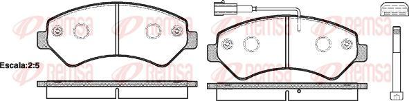 Kawe 1275 01 - Kit pastiglie freno, Freno a disco autozon.pro