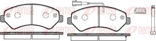 Kawe 1275 12 - Kit pastiglie freno, Freno a disco autozon.pro