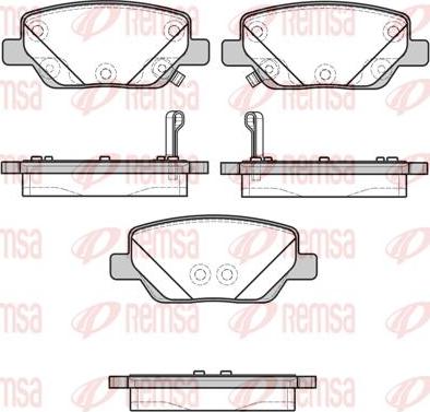 Kawe 1700 02 - Kit pastiglie freno, Freno a disco autozon.pro