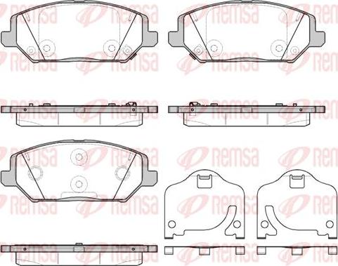 Kawe 1783 02 - Kit pastiglie freno, Freno a disco autozon.pro