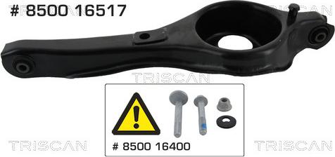 Kawe 8500 16517 - Braccio oscillante, Sospensione ruota autozon.pro