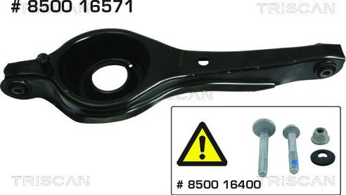 Kawe 8500 16571 - Braccio oscillante, Sospensione ruota autozon.pro