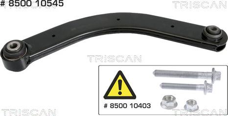 Kawe 8500 10545 - Braccio oscillante, Sospensione ruota autozon.pro