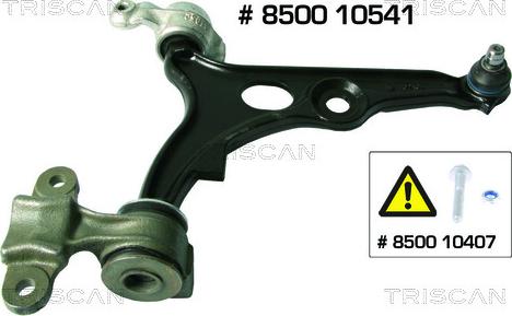 Kawe 8500 10541 - Braccio oscillante, Sospensione ruota autozon.pro