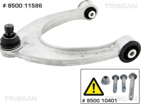 Kawe 8500 11586 - Braccio oscillante, Sospensione ruota autozon.pro