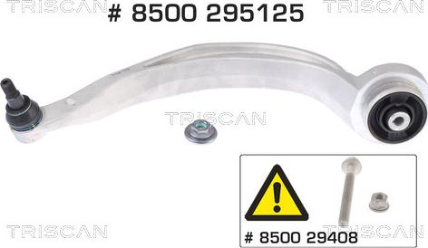 Kawe 8500 295125 - Braccio oscillante, Sospensione ruota autozon.pro