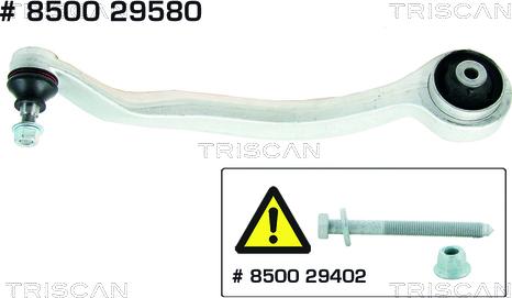 Kawe 8500 29580 - Braccio oscillante, Sospensione ruota autozon.pro