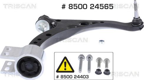 Kawe 8500 24565 - Braccio oscillante, Sospensione ruota autozon.pro