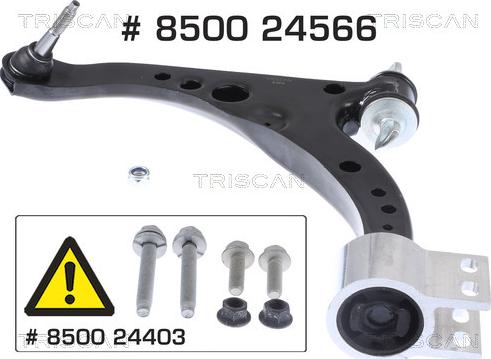 Kawe 8500 24566 - Braccio oscillante, Sospensione ruota autozon.pro