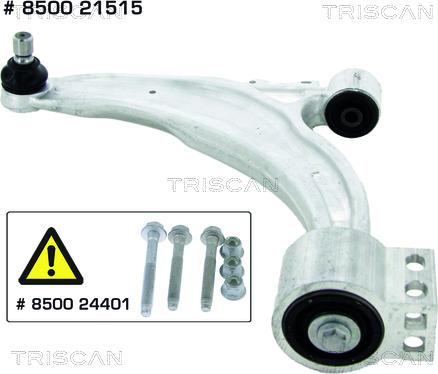 Kawe 8500 21515 - Braccio oscillante, Sospensione ruota autozon.pro