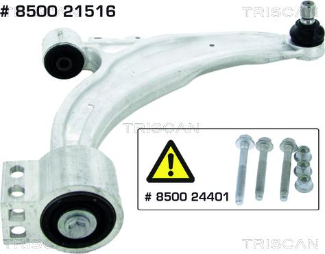 Kawe 8500 21516 - Braccio oscillante, Sospensione ruota autozon.pro