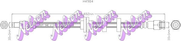 Kawe H4984 - Flessibile del freno autozon.pro