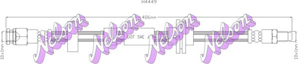 Kawe H4449 - Flessibile del freno autozon.pro