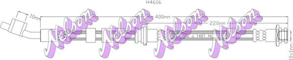 Kawe H4616 - Flessibile del freno autozon.pro