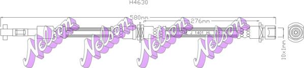 Kawe H4630 - Flessibile del freno autozon.pro