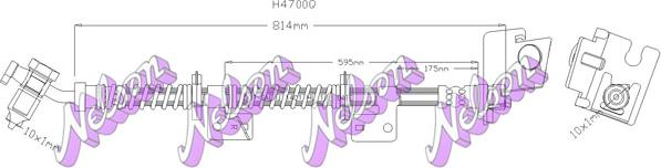 Kawe H4700Q - Flessibile del freno autozon.pro