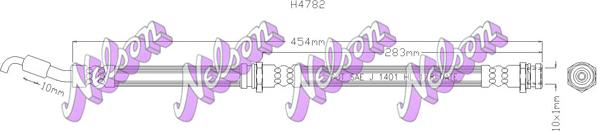 Kawe H4782 - Flessibile del freno autozon.pro