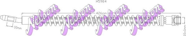 Kawe H5984 - Flessibile del freno autozon.pro