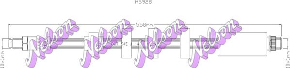 Kawe H5928 - Flessibile del freno autozon.pro