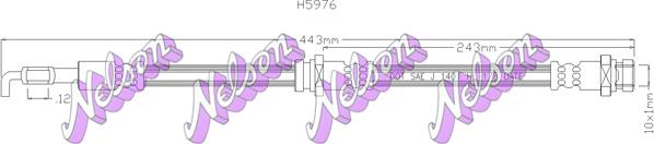 Kawe H5976 - Flessibile del freno autozon.pro