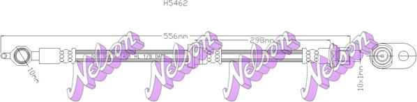 Kawe H5462 - Flessibile del freno autozon.pro