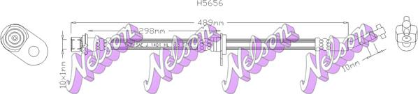 Kawe H5656 - Flessibile del freno autozon.pro